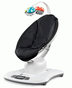 4moms 2015 mamaRoo Infant Seat with Bluetooth Classic Black GIRL