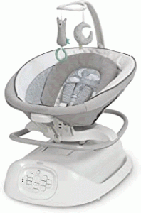 Graco Sense2Soothe Baby Swing with Cry Detection Technology Sailor with cradle